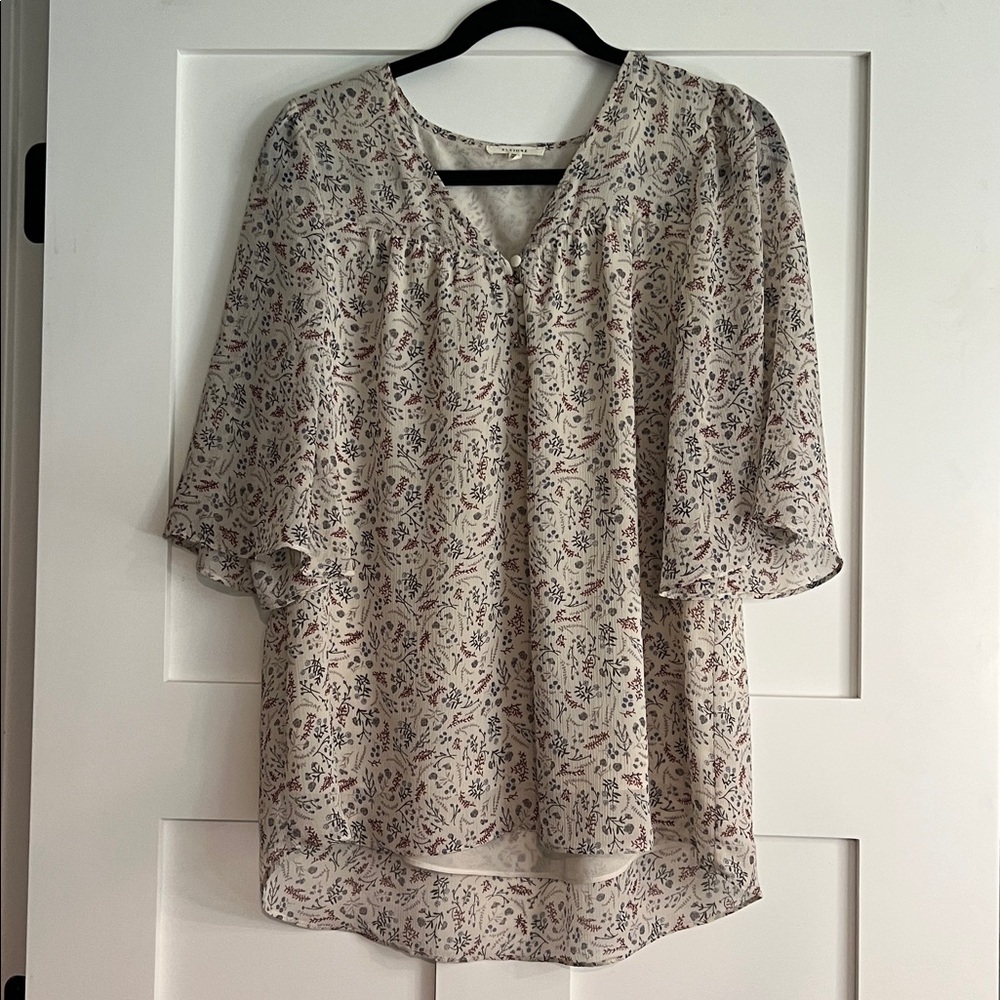 Pleione Floral Flowy Blouse - XS